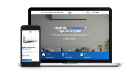 Vyhotovený eshop klimatizaciebednar.sk firmou najweby
